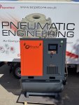 ENZAIR EZ11 T FIXED SPEED ROTARY SCREW AIR COMPRESSOR 11KW 15HP 46CFM 10BAR 350L TANK
