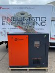ENZAIR EZ45-VSD VARIABLE SPEED ROTARY SCREW AIR COMPRESSOR 45KW 60HP 254CFM