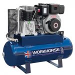Fiac Workhorse Compressor 10.0 HP 150 Litre Yanmar Engine Electric Start - Static