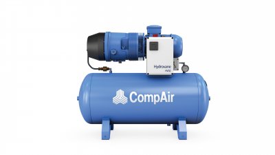 Hydrovane HV02 Rotary Vane Air Compressor Three Phase 100L Air Receiver 8.1 CFM 2.2kW With Automatic Drain Valve