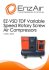 ENZAIR EZ5-VSD TDF VARIABLE SPEED ROTARY SCREW AIR COMPRESSOR 300L RECEIVER WITH DRYER & FILTERS 5.5KW 7.5HP 24CFM 10BAR